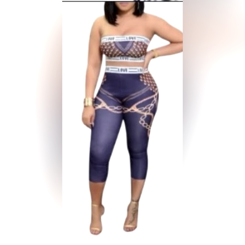 Cute Casual Summer Fun 2 Piece Set